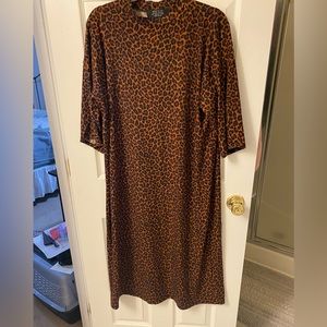 Dressed in LaLa Ozzy Dress in Leopard